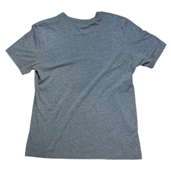 XQSTE Jean-Michel Basquiat T-Shirt Mens Gray Portrait Graphic Print Sz L SLIM - Picture 2 of 6